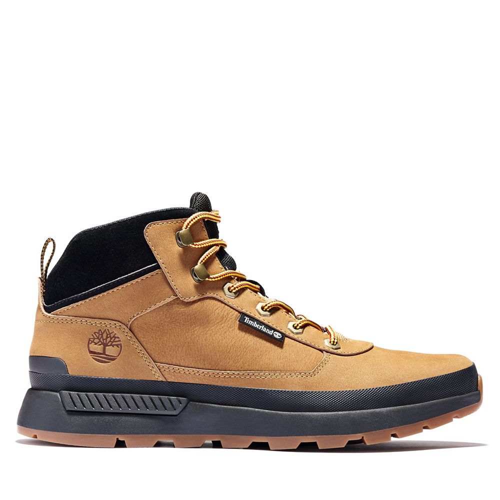 Tenisi Timberland Barbati Maro/Negrii - Field Trekker Mid Boots - Romania - YNMXKA158